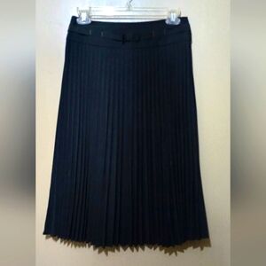 Alan Flusser Classic Black A-Line Skirt
